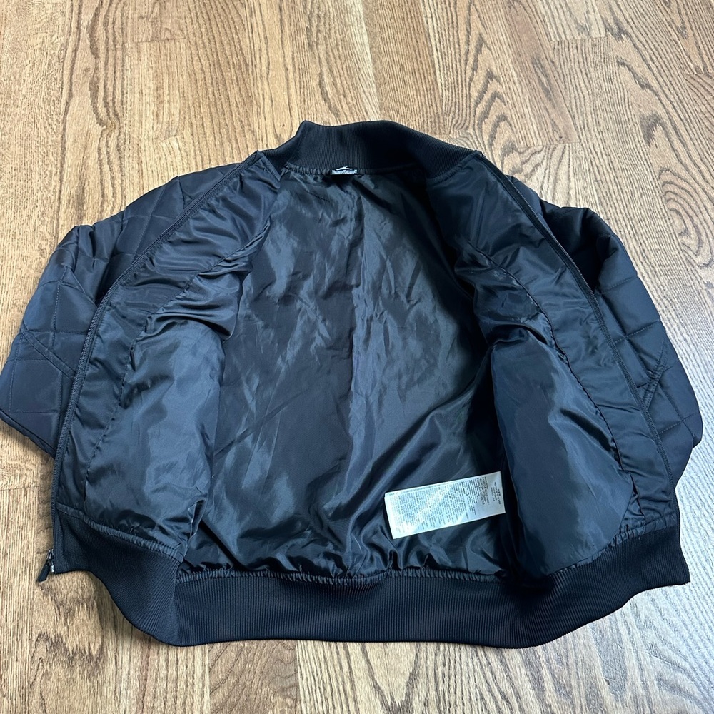 Kids Jordan Black Quilted Jacket Size Medium 10/12 - Picture 6 of 7